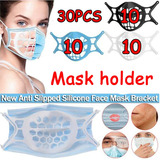 Juego De 30 Máscaras De Soporte Para Mascarillas Faciales +