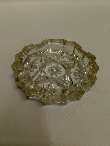 Cenicero Pequeño De Mesa Italy Antiguo Cristal Murano 