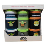 Recipientes P/lunch Apilables Disney Star Wars Y/o Princesas