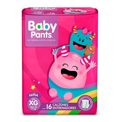 Calzones Entrenadores Baby Pants Niña Talla XG 16 Calzones | MercadoLibre