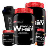 Kit 2x Whey Protein + Bcaa + Glutamina + Copo