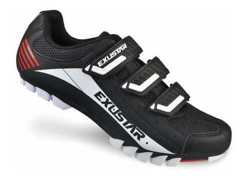 Zapatos Ciclismo Spd Anclaje Exustar Sm308 Con Velcro Mtb