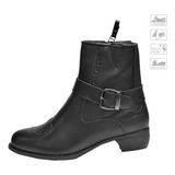 Bota Urbana Dama Para Moto, Negro, Kromtek 