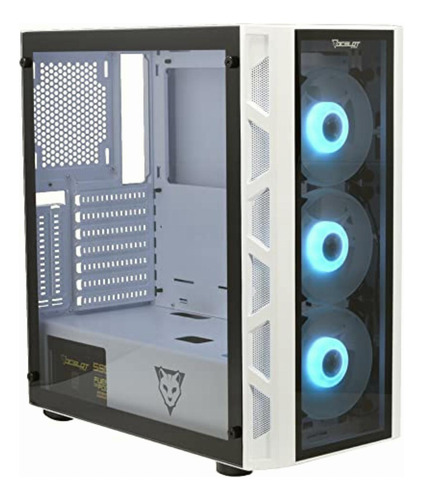 Ocelot Gaming Gabinete Para Pc Og-c White Blixard. Full