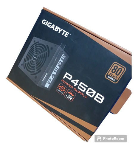 Fuente De Poder Gigabyte De 450w 80 Plus Bronze Plus!!! 