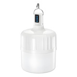 Lampada Emergencia Led Recarregavel Usb 48w Usb Cor Branco