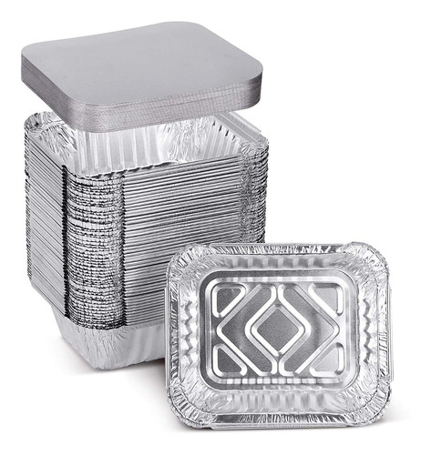 Envase Aluminio C20 C/ Tapa Termolaminada Pack 20 Bandejas