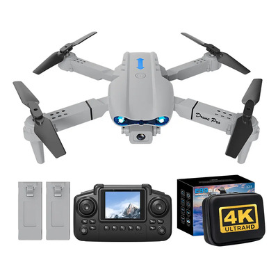 Mini Drone E99air Max Con Dual Cámara 4k Negro 2.4ghz 2 Baterías Controlador Avanzado Pantalla Dron | Envío gratis