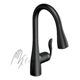 Moen Arbor Negro Mate Motionsense Wave Sensor Grifo De Cocin