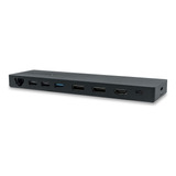 Visiontek Estacion De Acoplamiento Vt2000 Usb-c, Base Mst De