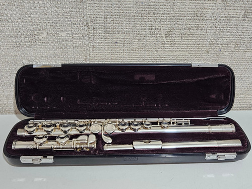 Flauta Yamaha Yfl 211s Ii Prata Japão Usada Ref: 326