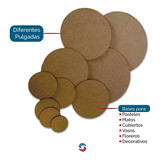 Círculos De Mdf 3mm Varios Usos