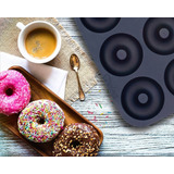 Chefast Silicona Donut Pan Kit - Grande Antiadherente Para H