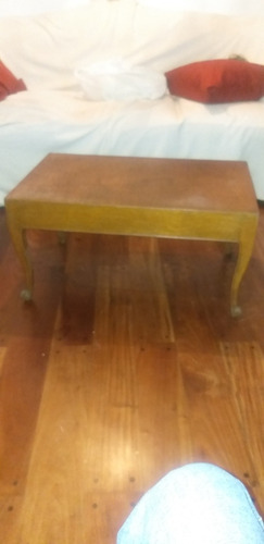 Mesa Ratona De Madera Estilo Luis Xv