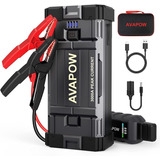Avapow Arrancador Portátil Batería Coche 3000a Pico 23800mah