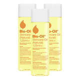 Pack 3 Bio Oil Skincare Natural Cicatrices Estrías Manchas
