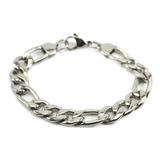 Esclava Pulsera Hombre Eslabones 3x1 Plata .925 1.5cm Ancho