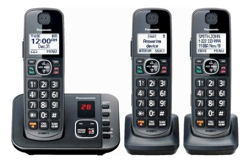Teléfono Inalámbrico Panasonic Kx-tge633 Negro