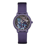 Reloj Guess Ladies Willow Purple Dress Mesh U0822l4