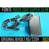Fonte Xbox 360 Super Slim Original Bivolt 110/220v - Xbz1
