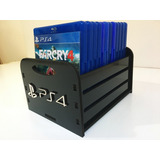 Porta Jogos, Case P/ Games Em Mdf - Personalizado Ps4