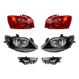 Set 2 Calaveras + 4 Faros P/seat Ibiza 13/16 Depo