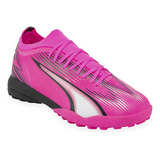 Botines De Futbol Puma Ultra Match Tf Fucsia Solo Deportes