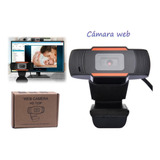 Camara Web Webcam Hd Usb Pc Windows 720p Microfono Zoom 