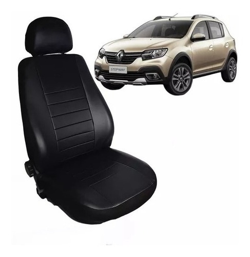 Funda Cubre Asiento Cuero Renault Sandero Stepway 2020 21 22