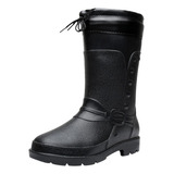 Botas Antideslizantes De Tubo Corto Para Hombre, Botas De Ll