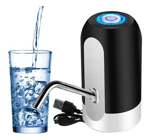 Dispenser Automatico Electrico Agua De Bidon Recargable Usb