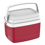 Caixa Plástica Térmica Cooler 12 L Tropical Soprano Vermelha