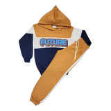 Conjunto De Moletom Infantil Menino 4 Ao 16 Future Masculino