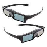 2 Piezas Lentes 3d Activo For Proyector De 144hz For Ver