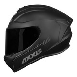 Capacete Axxis Draken Solid Matt Black Cor Preto Fosco Tamanho Do Capacete 60