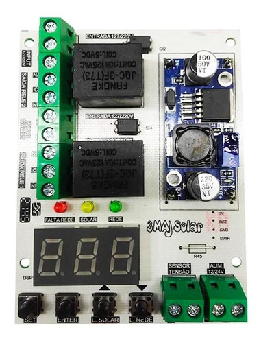 Automação P/ Sistema Solar Rede Offgrid Bateria Automático