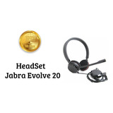 Headset Jabra Evolve 20 Usb Fone De Ouvido Kit C/ 5 Unidades