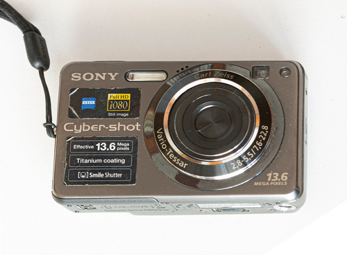 Cámara Sony Cybershot Dsc-w300+cargador+batería Extra+funda