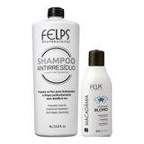 Kit Felps Shampoo Antirresíduo 1l + Ultimate Blond 300 Ml