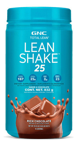 Lean Shake 25 Suplemento Alimenticio Total Lean 832 Gramos