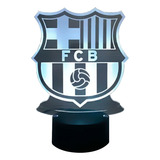 Lámpara 3d App Incluida Barcelona Fútbol Club + Pilas