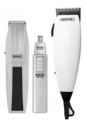 Combo Wahl 28pz Corta Pelo Home Kit + Trimmer Barba + Nasal