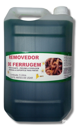 Anti Ferrugem,remove Ferrugem Extra Forte 5 Litro