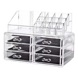 Organizador De Maquillaje Cosmetico Joyero Acrilico Cajones