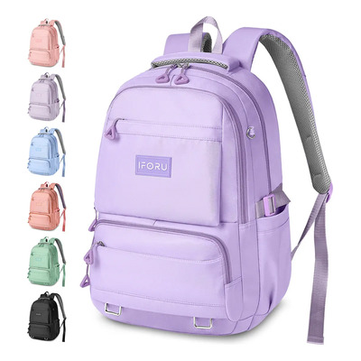 Mochila Antirrobo IFORU Violeta para Laptop 15.6 pulgadas 30L Impermeable | MercadoLibre