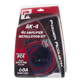 Kit De Instalación Cal 4 Amplificador Power Acoustik Ak-4