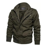 Chaqueta Militar De Terciopelo Nueva Moda Plus Añadir Lana