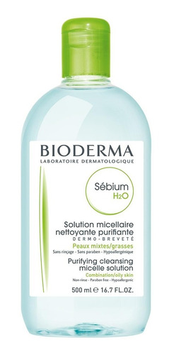 Sébium H2o Bioderma Agua Micelar Desmaquillante 500ml