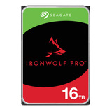 Disco Rígido Interno Seagate Ironwolf Pro St16000nt001 16tb