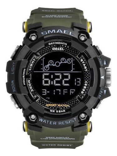 Reloj Sumergible Smael 1802 Military Shock Original